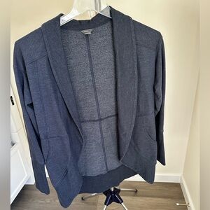 Eddie Bauer Heathered Blue Women's Jacket Cardigan